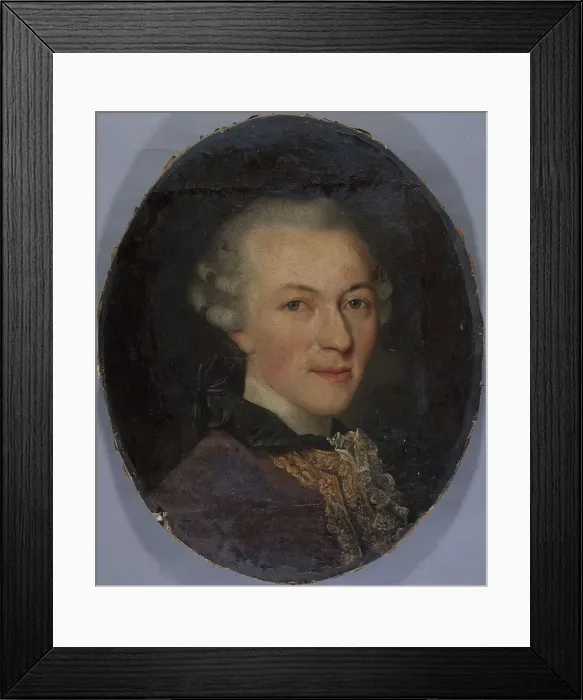 Framed Print : Portrait of Jean-Baptiste Leloir, great-grandfather of the painter Maurice Leloir, c1701-1800. Creator: Unknown Framed Print : Portrait of Jean-Baptiste Leloir, great-grandfather of the painter Maurice Leloir, c1701-1800. Creator: Unknown