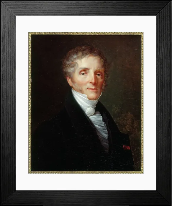 Framed Print : Portrait of Jean-Baptiste-Claude Odiot (1763-1850), goldsmith, between 1815 and 1825. Creator: Unknown Framed Print : Portrait of Jean-Baptiste-Claude Odiot (1763-1850), goldsmith, between 1815 and 1825. Creator: Unknown