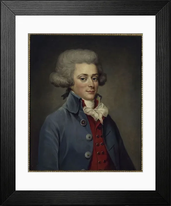 Framed Print : Portrait of Jean-Louis Bréart, auctioneer in Paris, between 1701 and 1800. Creator: Unknown Framed Print : Portrait of Jean-Louis Bréart, auctioneer in Paris, between 1701 and 1800. Creator: Unknown