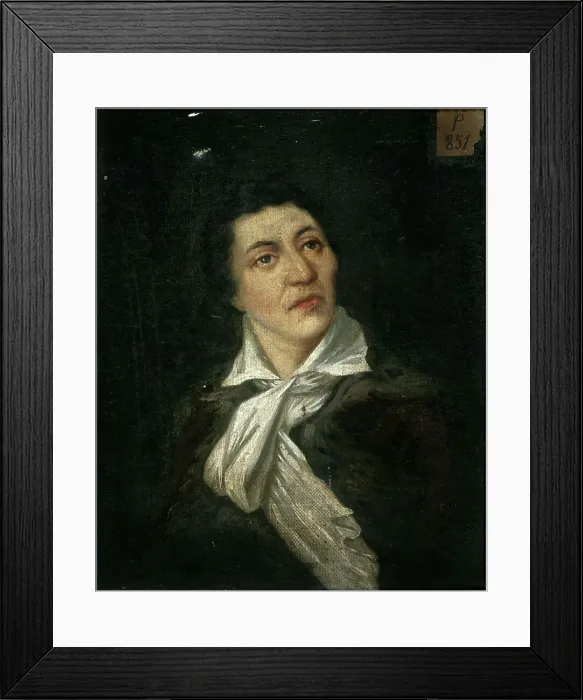 Framed Print : Portrait of Jean-Paul Marat (1743-1793), publicist and politician, between 1743 and 1793. Creator: Unknown Framed Print : Portrait of Jean-Paul Marat (1743-1793), publicist and politician, between 1743 and 1793. Creator: Unknown