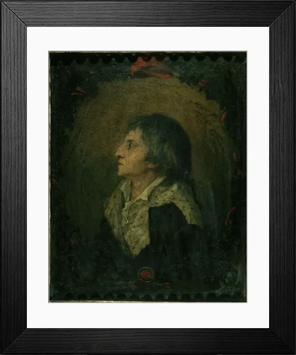 Framed Print : Portrait of Jean-Paul Marat (1743-1793), publicist and politician, between 1743 and 1793. Creator: Unknown Framed Print : Portrait of Jean-Paul Marat (1743-1793), publicist and politician, between 1743 and 1793. Creator: Unknown