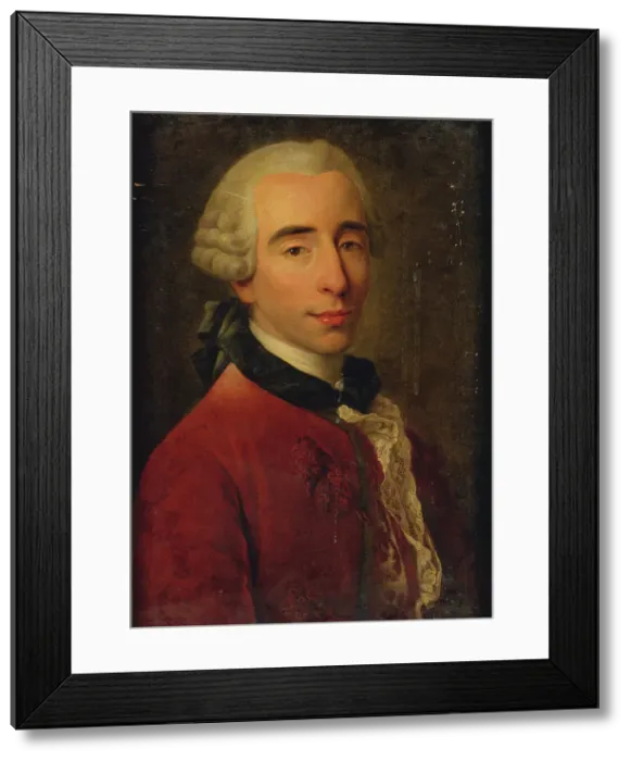 Framed Print : Portrait of Jean-Sylvain Bailly (1736-1793), mayor of Paris, between 1736 and 1793. Creator: Unknown Framed Print : Portrait of Jean-Sylvain Bailly (1736-1793), mayor of Paris, between 1736 and 1793. Creator: Unknown