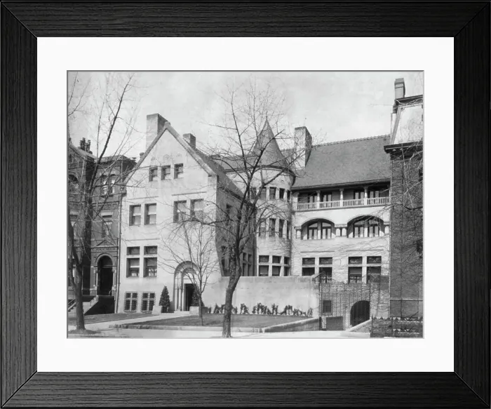 Framed Print : Warder House, Washington, D.C. 1900?. Creator: Frances Benjamin Johnston Framed Print : Warder House, Washington, D.C. 1900?. Creator: Frances Benjamin Johnston