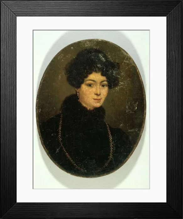 Framed Print : Portrait of Léontine Fay, wife Volnys (1811-1876), actress, between 1811 and 1876. Creator: Unknown Framed Print : Portrait of Léontine Fay, wife Volnys (1811-1876), actress, between 1811 and 1876. Creator: Unknown