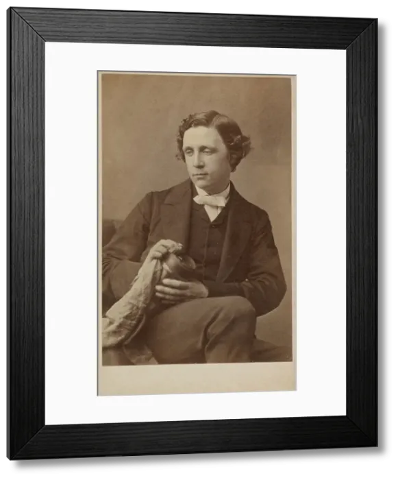 Framed Print : Portrait of Lewis Carroll (1832-1898), 1863. Creator: Rejlander, Oscar Gustav (1813-1875) Framed Print : Portrait of Lewis Carroll (1832-1898), 1863. Creator: Rejlander, Oscar Gustav (1813-1875)