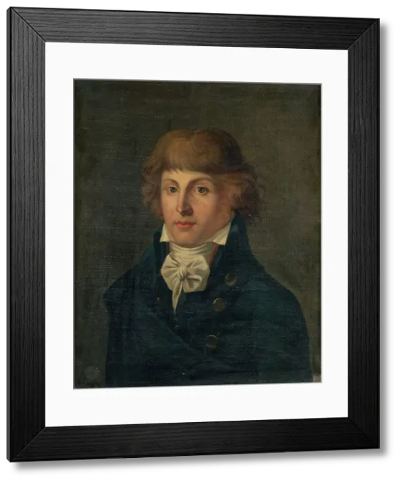 Framed Print : Portrait of Louis-Antoine de Saint-Just (1767-1794), politician, between 1767 and 1794. Creator: Unknown Framed Print : Portrait of Louis-Antoine de Saint-Just (1767-1794), politician, between 1767 and 1794. Creator: Unknown