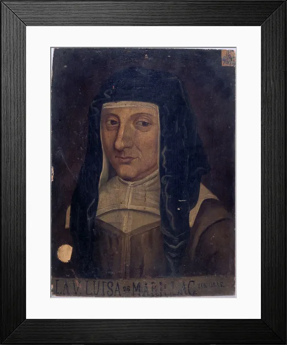 Framed Print : Portrait of Louise Legras, born of Marillac (1591-1622), c1660. Creator: Unknown Framed Print : Portrait of Louise Legras, born of Marillac (1591-1622), c1660. Creator: Unknown