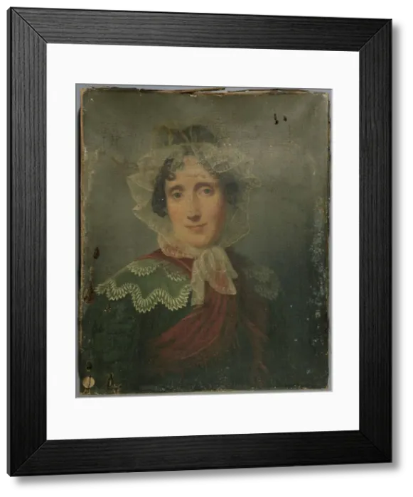 Framed Print : Portrait of Madame Arachequesne (around 1840), between 1835 and 1845. Creator: Unknown Framed Print : Portrait of Madame Arachequesne (around 1840), between 1835 and 1845. Creator: Unknown