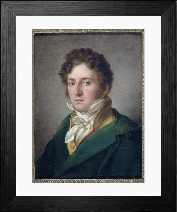 Framed Print : Portrait of Man, 1814, 1814. Creator: Unknown Framed Print : Portrait of Man, 1814, 1814. Creator: Unknown