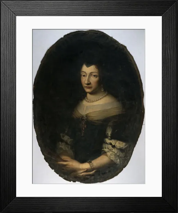 Framed Print : Portrait of Marie Pastoureau, c1670. Creator: Unknown Framed Print : Portrait of Marie Pastoureau, c1670. Creator: Unknown
