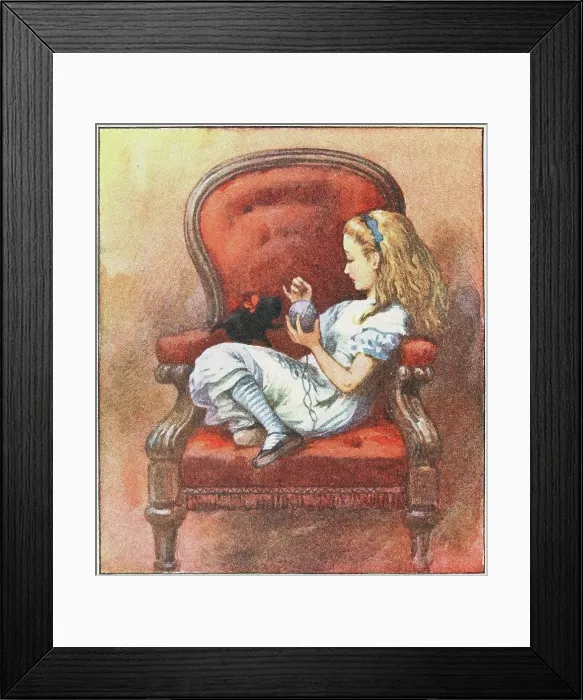 Framed Print : Do you know, I was so angry, Kitty, 1911. Creator: Tenniel, Sir John (1820-1914) Framed Print : Do you know, I was so angry, Kitty, 1911. Creator: Tenniel, Sir John (1820-1914)