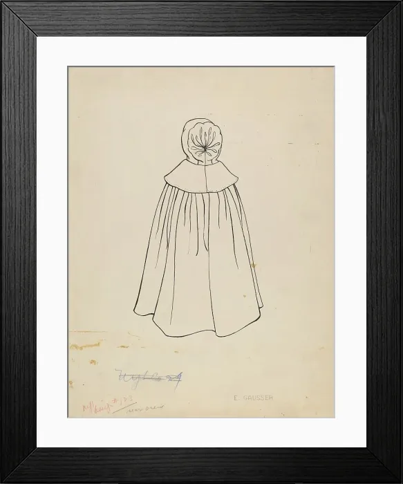 Framed Print : Cape, 1935 / 1942. Creator: Eleanor Gausser Framed Print : Cape, 1935 / 1942. Creator: Eleanor Gausser