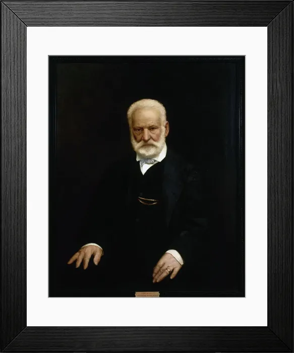 Framed Print : Portrait de Victor Hugo. Creator: Aime Morot Framed Print : Portrait de Victor Hugo. Creator: Aime Morot