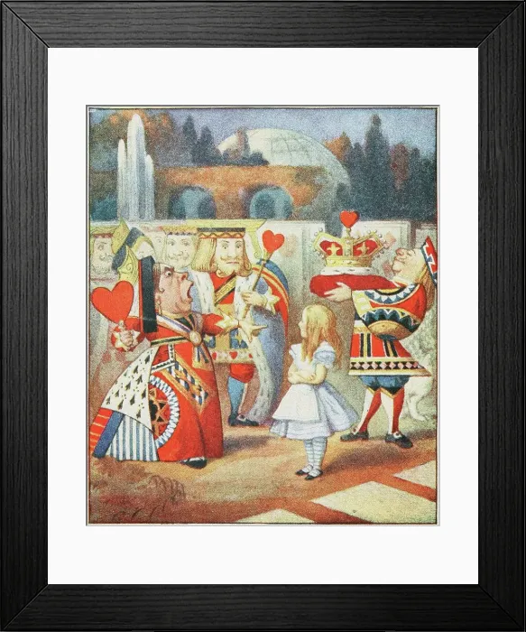 Framed Print : Off With His Head!, 1911. Creator: Tenniel, Sir John (1820-1914) Framed Print : Off With His Head!, 1911. Creator: Tenniel, Sir John (1820-1914)