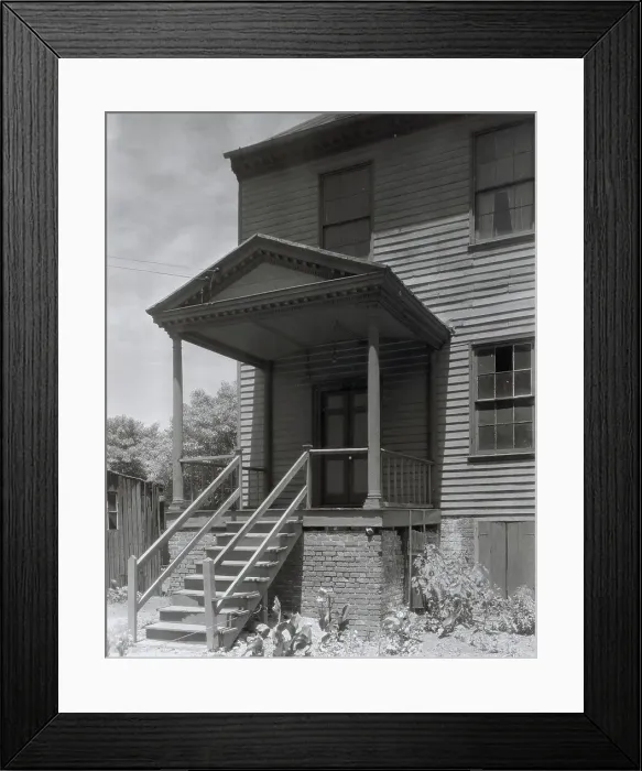 Framed Print : Minor houses and details, Blandfields, Dinwiddie County, Virginia, 1933. Creator: Frances Benjamin Johnston Framed Print : Minor houses and details, Blandfields, Dinwiddie County, Virginia, 1933. Creator: Frances Benjamin Johnston