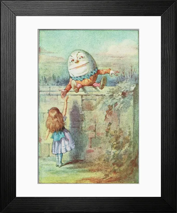 Framed Print : If he smiled much more, the ends of his mouth might meet behind, 1911. Creator: Tenniel, Sir John (1820-1914) Framed Print : If he smiled much more, the ends of his mouth might meet behind, 1911. Creator: Tenniel, Sir John (1820-1914)