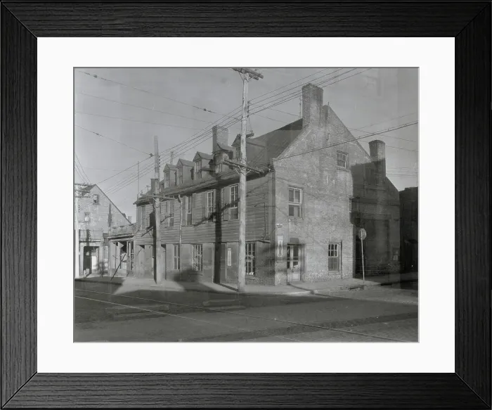 Framed Print : Minor houses and details, Blandfields, Dinwiddie County, Virginia, 1933. Creator: Frances Benjamin Johnston Framed Print : Minor houses and details, Blandfields, Dinwiddie County, Virginia, 1933. Creator: Frances Benjamin Johnston