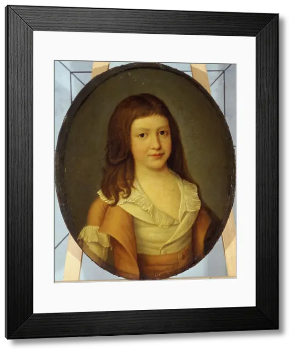 Framed Print : Portrait presumed to be Louis XVII (1785-1795), between 1785 and 1795. Creator: Unknown Framed Print : Portrait presumed to be Louis XVII (1785-1795), between 1785 and 1795. Creator: Unknown