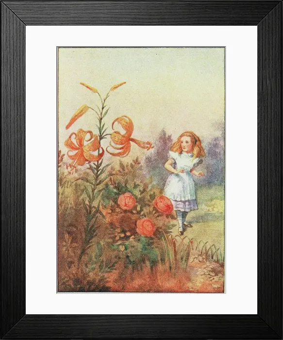 Framed Print : We can talk, said the Tiger Lily, 1911. Creator: Tenniel, Sir John (1820-1914) Framed Print : We can talk, said the Tiger Lily, 1911. Creator: Tenniel, Sir John (1820-1914)