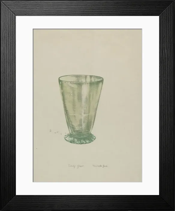 Framed Print : Toddy Glass, 1935 / 1942. Creator: Minnetta Good Framed Print : Toddy Glass, 1935 / 1942. Creator: Minnetta Good