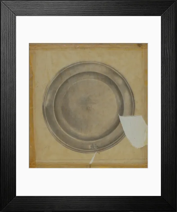 Framed Print : Pewter Plate, 1935 / 1942. Creator: Harry Goodman Framed Print : Pewter Plate, 1935 / 1942. Creator: Harry Goodman