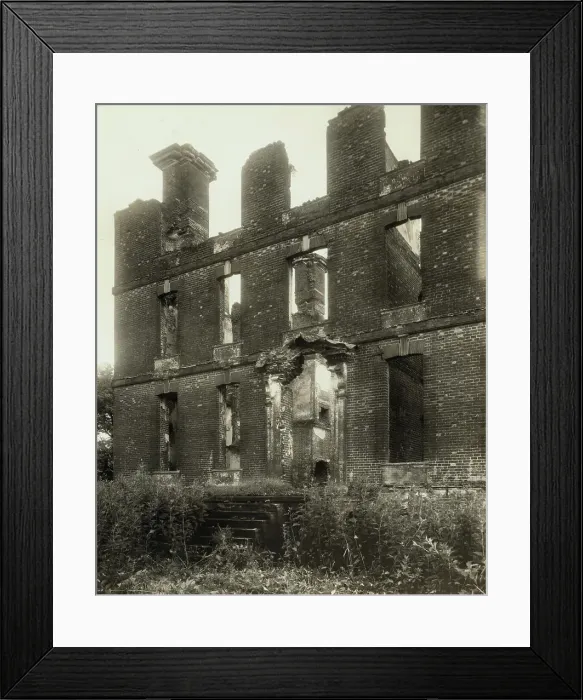 Framed Print : Rosewell (ruins), Whitemarsh i.e. White Marsh vic. Gloucester County, Virginia, 1935. Creator: Frances Benjamin Johnston Framed Print : Rosewell (ruins), Whitemarsh i.e. White Marsh vic. Gloucester County, Virginia, 1935. Creator: Frances Benjamin Johnston