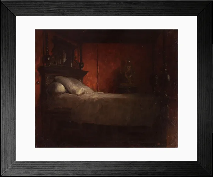 Framed Print : La chambre de Victor Hugo avenue d'Eylau, 1885. Creator: Desire Francois Laugee Framed Print : La chambre de Victor Hugo avenue d'Eylau, 1885. Creator: Desire Francois Laugee