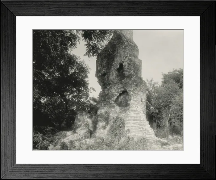Framed Print : Bewdley (ruins), Lancaster Court House vic. Lancaster County, Virginia, 1935. Creator: Frances Benjamin Johnston