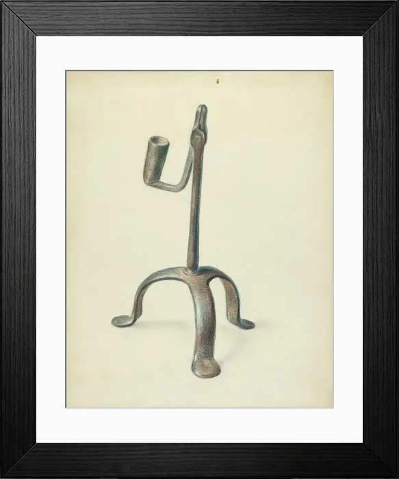 Framed Print : Candle Holder, 1935 / 1942. Creator: Bernard Gussow Framed Print : Candle Holder, 1935 / 1942. Creator: Bernard Gussow