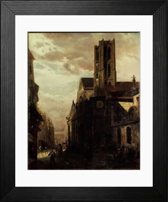 Framed Print : The church of Saint-Nicolas-des-Champs, c1830. Creator: Unknown Framed Print : The church of Saint-Nicolas-des-Champs, c1830. Creator: Unknown