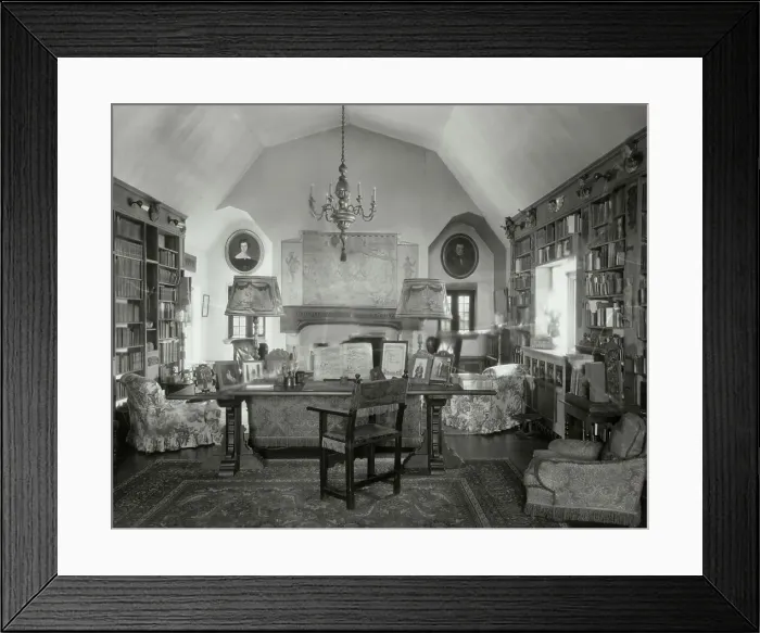Framed Print : Virginia House, Library, Richmond, Henrico County, Virginia, 1929-1930. Creator: Frances Benjamin Johnston Framed Print : Virginia House, Library, Richmond, Henrico County, Virginia, 1929-1930. Creator: Frances Benjamin Johnston