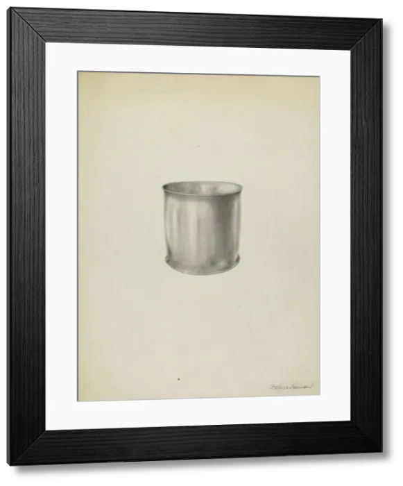 Framed Print : Silver Beaker, c. 1938. Creator: Holger Hansen Framed Print : Silver Beaker, c. 1938. Creator: Holger Hansen