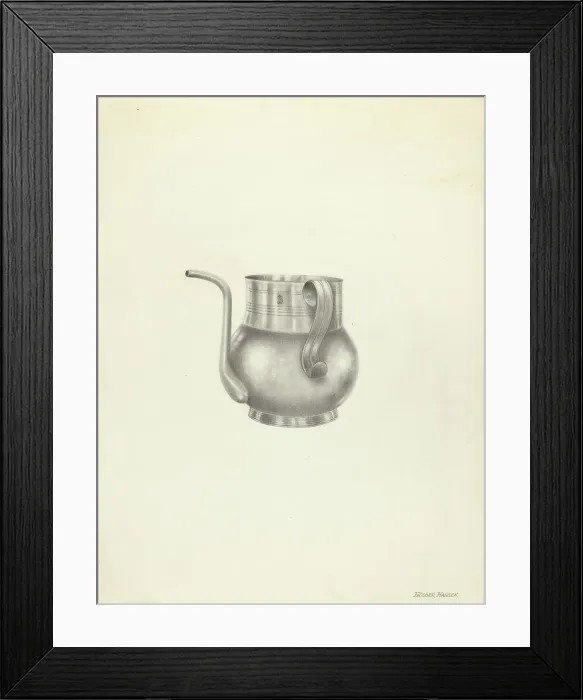 Framed Print : Silver Spout Cup, c. 1938. Creator: Holger Hansen Framed Print : Silver Spout Cup, c. 1938. Creator: Holger Hansen