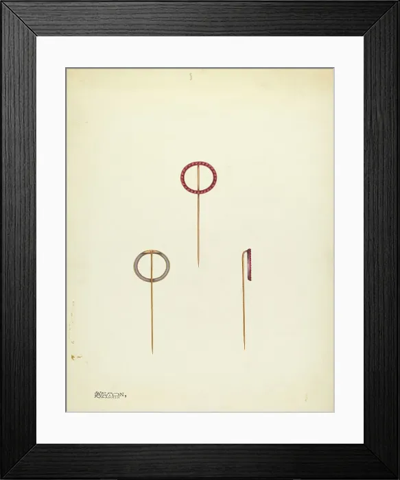 Framed Print : Jewelry, c. 1939. Creator: Kalamian Walton Framed Print : Jewelry, c. 1939. Creator: Kalamian Walton