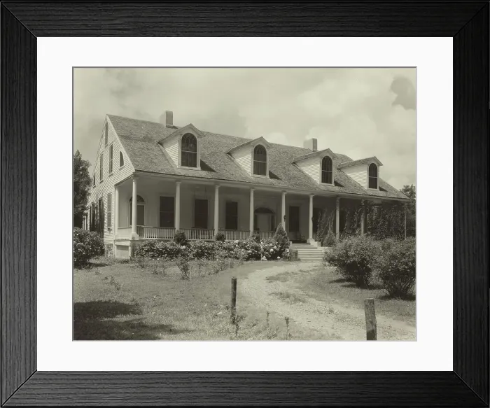 Framed Print : The Briars, Natchez vic. Adams County, Mississippi, 1938. Creator: Frances Benjamin Johnston Framed Print : The Briars, Natchez vic. Adams County, Mississippi, 1938. Creator: Frances Benjamin Johnston