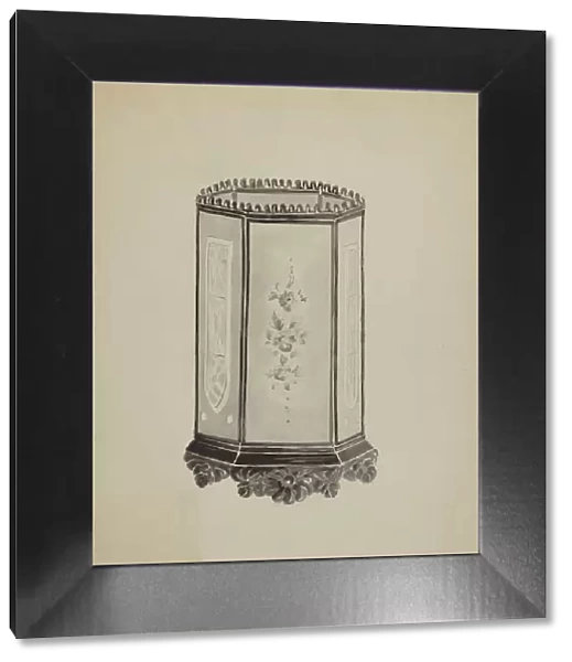 Hall Candle Lantern, c. 1936. Creator: Blanche Waterbury