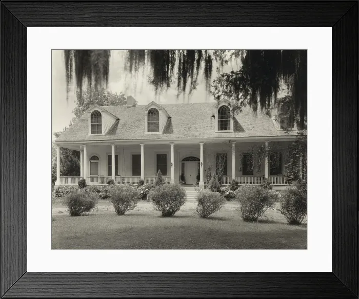 Framed Print : The Briars, Natchez vic. Adams County, Mississippi, 1938. Creator: Frances Benjamin Johnston Framed Print : The Briars, Natchez vic. Adams County, Mississippi, 1938. Creator: Frances Benjamin Johnston
