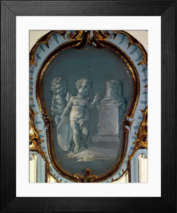 Framed Print : Two architects, between 1735 and 1745. Creator: Unknown Framed Print : Two architects, between 1735 and 1745. Creator: Unknown