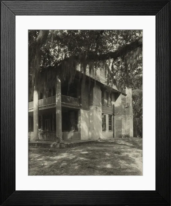 Framed Print : Unidentified house, Natchez vic. Adams County, Mississippi, 1938. Creator: Frances Benjamin Johnston Framed Print : Unidentified house, Natchez vic. Adams County, Mississippi, 1938. Creator: Frances Benjamin Johnston