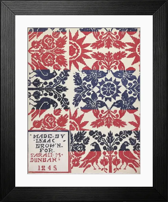 Framed Print : Coverlet, c. 1937. Creator: Katherine Hastings Framed Print : Coverlet, c. 1937. Creator: Katherine Hastings