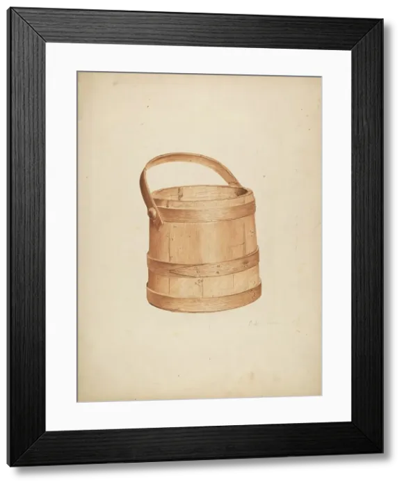 Framed Print : Sugar Bucket, c. 1941. Creator: Ardella Watkins Framed Print : Sugar Bucket, c. 1941. Creator: Ardella Watkins
