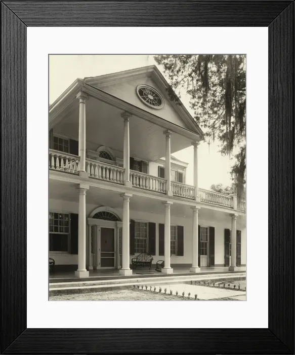 Framed Print : Linden, Natchez, Adams County, Mississippi, 1938. Creator: Frances Benjamin Johnston Framed Print : Linden, Natchez, Adams County, Mississippi, 1938. Creator: Frances Benjamin Johnston
