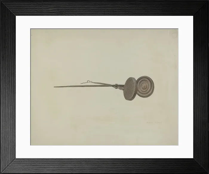 Framed Print : Waffle Iron, 1935 / 1942. Creator: Ardella Watkins Framed Print : Waffle Iron, 1935 / 1942. Creator: Ardella Watkins