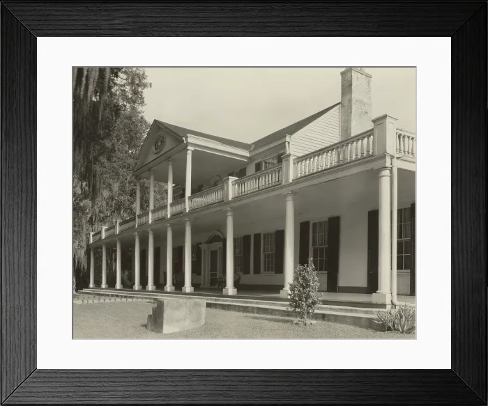 Framed Print : Linden, Natchez, Adams County, Mississippi, 1938. Creator: Frances Benjamin Johnston Framed Print : Linden, Natchez, Adams County, Mississippi, 1938. Creator: Frances Benjamin Johnston