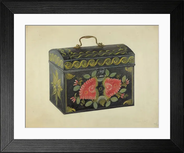 Framed Print : Chest, 1935 / 1942. Creator: Thomas Watts Framed Print : Chest, 1935 / 1942. Creator: Thomas Watts