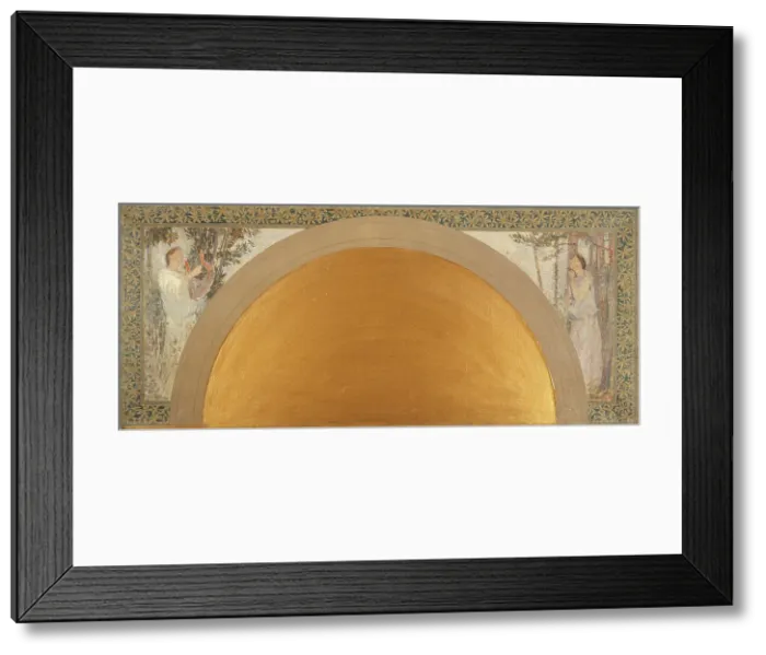 Framed Print : Esquisse pour le salon d'entrée sud de l'Hôtel de Ville : Le Lyrisme - L'Harmonie, 1892. Creators: Henri Jean Guillaume Martin, Louis Felix Bigaux Framed Print : Esquisse pour le salon d'entrée sud de l'Hôtel de Ville : Le Lyrisme - L'Harmonie, 1892. Creators: Henri Jean Guillaume Martin, Louis Felix Bigaux
