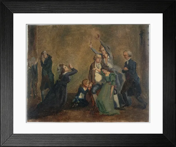 Framed Print : Farewell from Louis XVI to his family, January 20, 1793. Creator: Unknown Framed Print : Farewell from Louis XVI to his family, January 20, 1793. Creator: Unknown