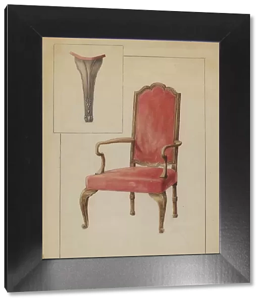 Armchair, c. 1936. Creator: Simon Weiss
