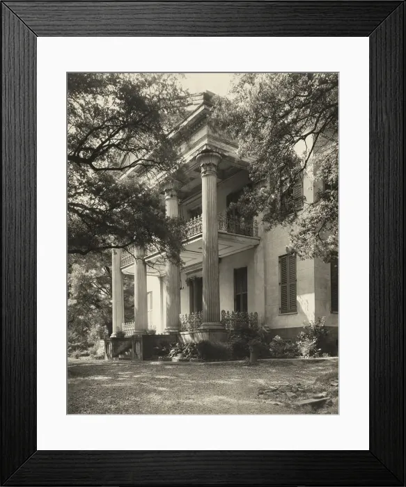 Framed Print : Stanton Hall, Natchez, Adams County, Mississippi, 1938. Creator: Frances Benjamin Johnston