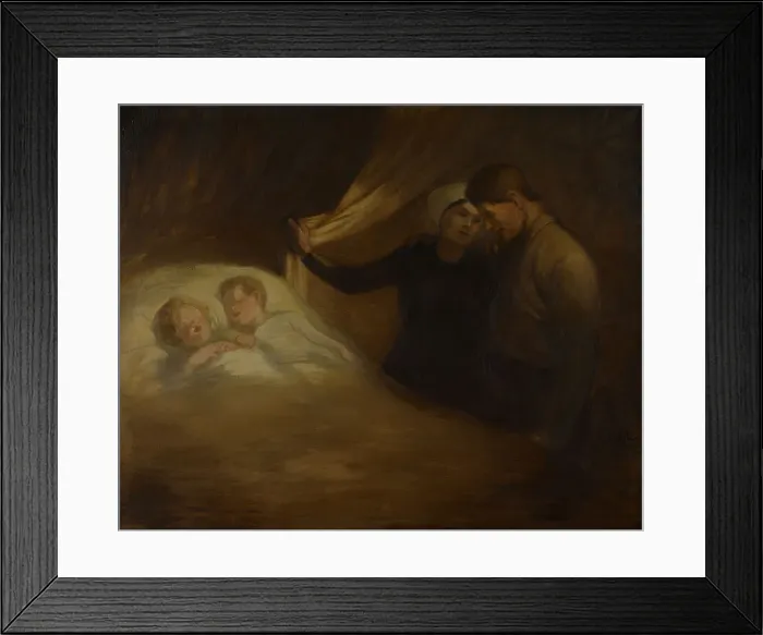 Framed Print : Les Pauvres gens, 1903. Creator: Theophile Alexandre Steinlen Framed Print : Les Pauvres gens, 1903. Creator: Theophile Alexandre Steinlen